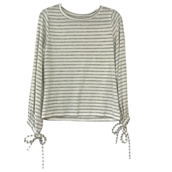 Ana Women Striped Long Sleeve Top Size Medium - Picture 1 of 5